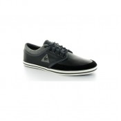 Le Coq Sportif Basket Denfert Noir/Gris Noire - Chaussures Baskets Basses Réduction Prix